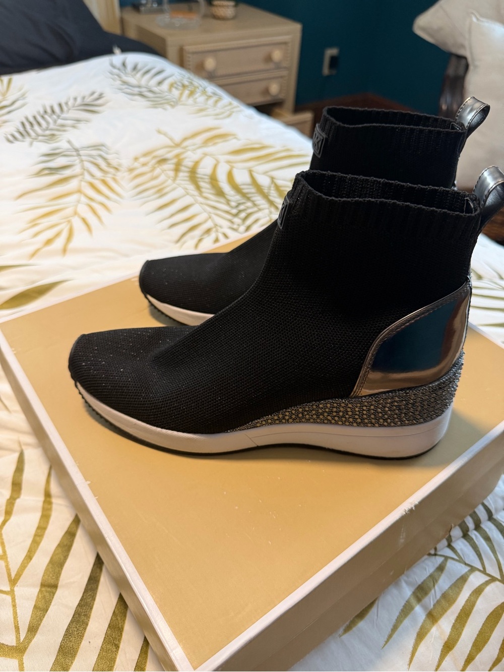 Skylar Bootie Wedge Sneaker